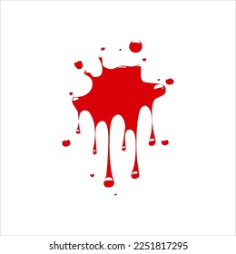 Blood splatter icon illustrations are suitable for depicting conflict, violence, or highly emotional conditions. Ifilm, or This illustration can be used to convey a strong and compelling message. 
