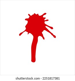 Las ilustraciones de los iconos de la mancha sanguínea son adecuadas para representar conflictos, violencia o condiciones altamente emocionales. Ifilm, o Esta ilustración se puede usar para transmitir un mensaje fuerte y convincente. 
