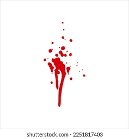 Blood splatter icon illustrations are suitable for depicting conflict, violence, or highly emotional conditions. Ifilm, or This illustration can be used to convey a strong and compelling message. 