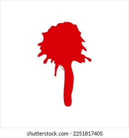 Blood splatter icon illustrations are suitable for depicting conflict, violence, or highly emotional conditions. Ifilm, or This illustration can be used to convey a strong and compelling message. 