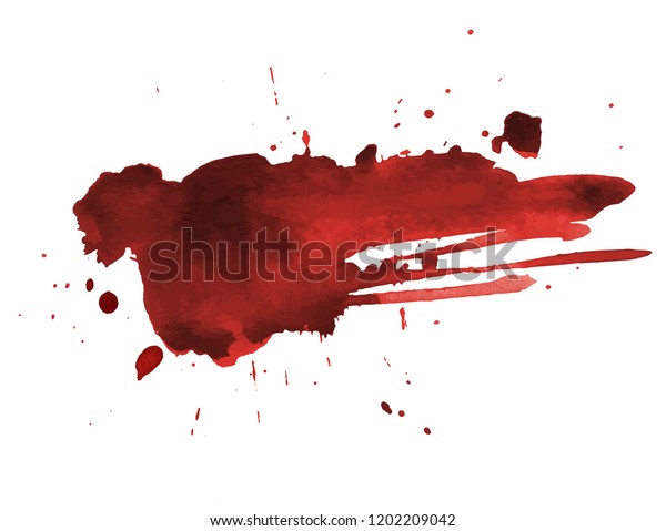 白い背景にハロウィーンデザイン用に血しぶきが描かれた芸術 赤水滴水滴水色 ベクターイラスト背景 のベクター画像素材 ロイヤリティフリー