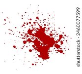 Blood Splatter Splash Stain Vector Illustration