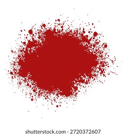 Ilustração do vetor de mancha de respingo de sangue