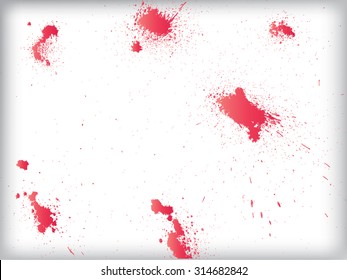 Blood Splatter Texture . Red Ink 