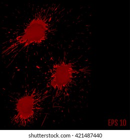 Blood splatter Vector Art, Stock Vector