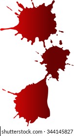 Blood splatters