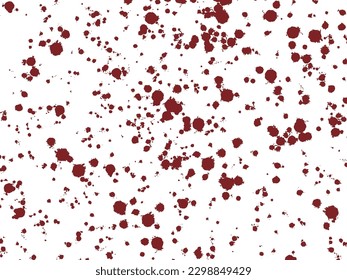 Blood spot background and texture, vector	
