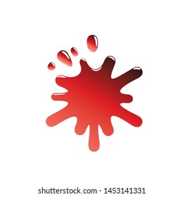 Blood Spots Vector Image On White Stock Vector (Royalty Free ...