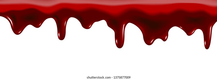 blood or strawberry drop vector