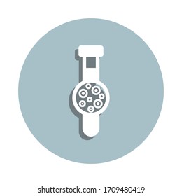 Icono de la placa de la estructura sanguínea. Glifo simple, vector plano de iconos de donación de sangre para ui y ux, sitio web o aplicación móvil