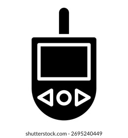 Elemento del icono del dispositivo del azúcar en sangre para el diseño