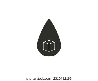 Blood, sugar, drop icon. Vector illustration.