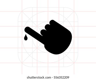 Blood Test Concept Icon