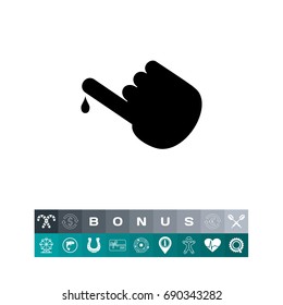 Blood Test Concept Icon