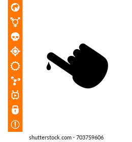 Blood Test Concept Icon
