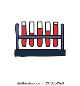 blood test doodle icon