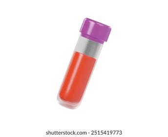 Ilustração de renderização 3d do ícone do exame de sangue