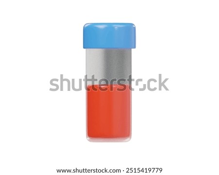 Blood test icon 3d render illustration