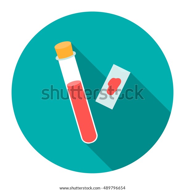 Blood Test Icon Cartoon Single Medicine Stock Vector (Royalty Free ...