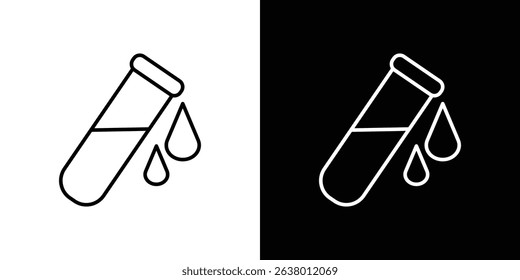 Blood test icon Graphic vector set for ui design