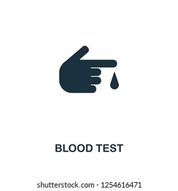 Blood Test icon. Premium style design from healthcare collection. Pixel perfect blood test icon for web design, apps, software, printing usage.