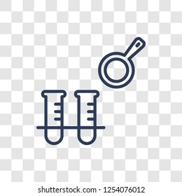 Blood test icon. Trendy linear Blood test logo concept on transparent background from Health and Medical collection