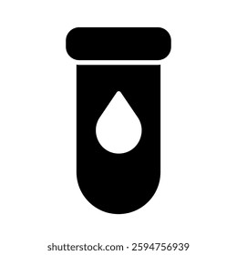 blood test icon. blood test vector