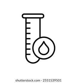 Blood test icon web design in vector