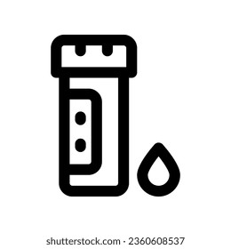 blood test line icon. vector icon for your website, mobile, presentation, and logo design.