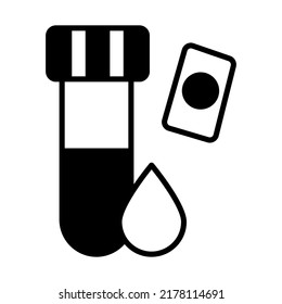 blood test Modern concepts design, vector illustration