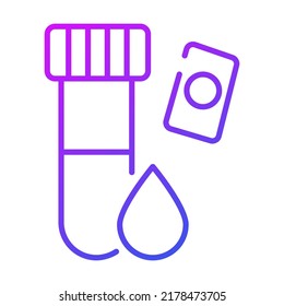 blood test Modern concepts design, vector illustration