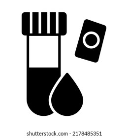 análisis de sangre Diseño de conceptos modernos, ilustración vectorial