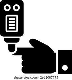 Análisis de sangre Nuevo Vector de diseño de íconos creativos