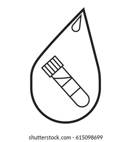 blood test pipe icon