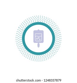 blood, test, sugar test, samples Glyph Icon. Vector isolated illustration