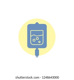 blood, test, sugar test, samples Glyph Icon.