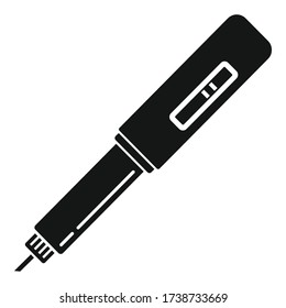 Blood test tool icon. Simple illustration of blood test tool vector icon for web design isolated on white background