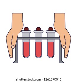 Blood test tubes