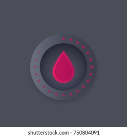blood test vector icon