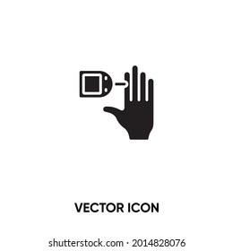 Bluttest, Vektorsymbol. Moderne, einfache flache Vektorgrafik für Website oder mobile app.Blood Symbol, Logo-Illustration. Pixel perfekte Vektorgrafik	