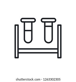 blood test vial vector icon