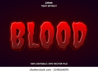 Blood Text Effect And Editable