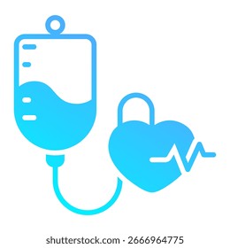 Elemento Ícone De Transfusão De Sangue Para Design