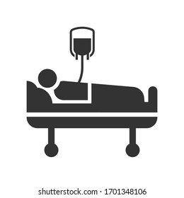 Blood Transfusion Icon, Vector Graphics