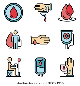 Blood donation blood donor infographics design stock vector royalty