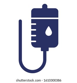 
Blood Transfusion Isolated Vector icon which can be easily modified or edit
