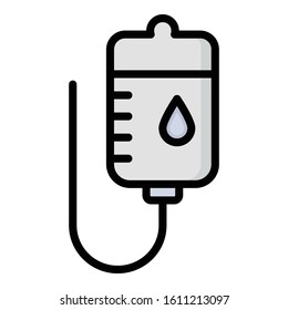 
Blood Transfusion Isolated Vector icon which can be easily modified or edit

