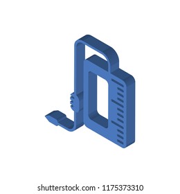 Blood transfusion isometric left top view 3D icon