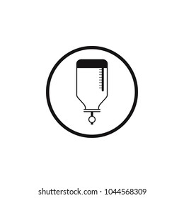 blood transfusion mark icon. Element of danger signs icon. Premium quality graphic design icon. Signs and symbols collection icon for websites, web design, mobile app on white background
