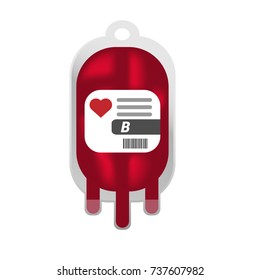 Blood Transfusion Vector - blood group B